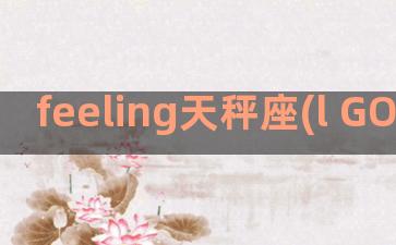 feeling天秤座(l GOTTA FEELING)